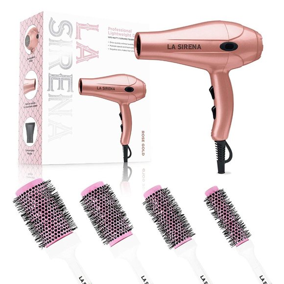 La Sirena Hair Dryer | 4-Piece Brush Set - Picture 2 of 4